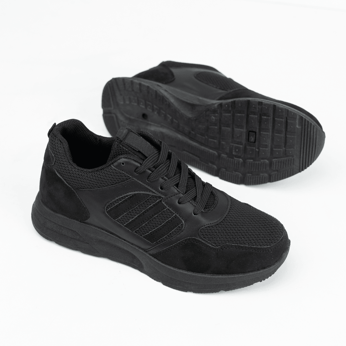 Tricot Sneakers with Suede - Luxury and Comfort